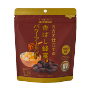 有馬 　香ばし蜂蜜バターアーモンド　ココア味　140g
