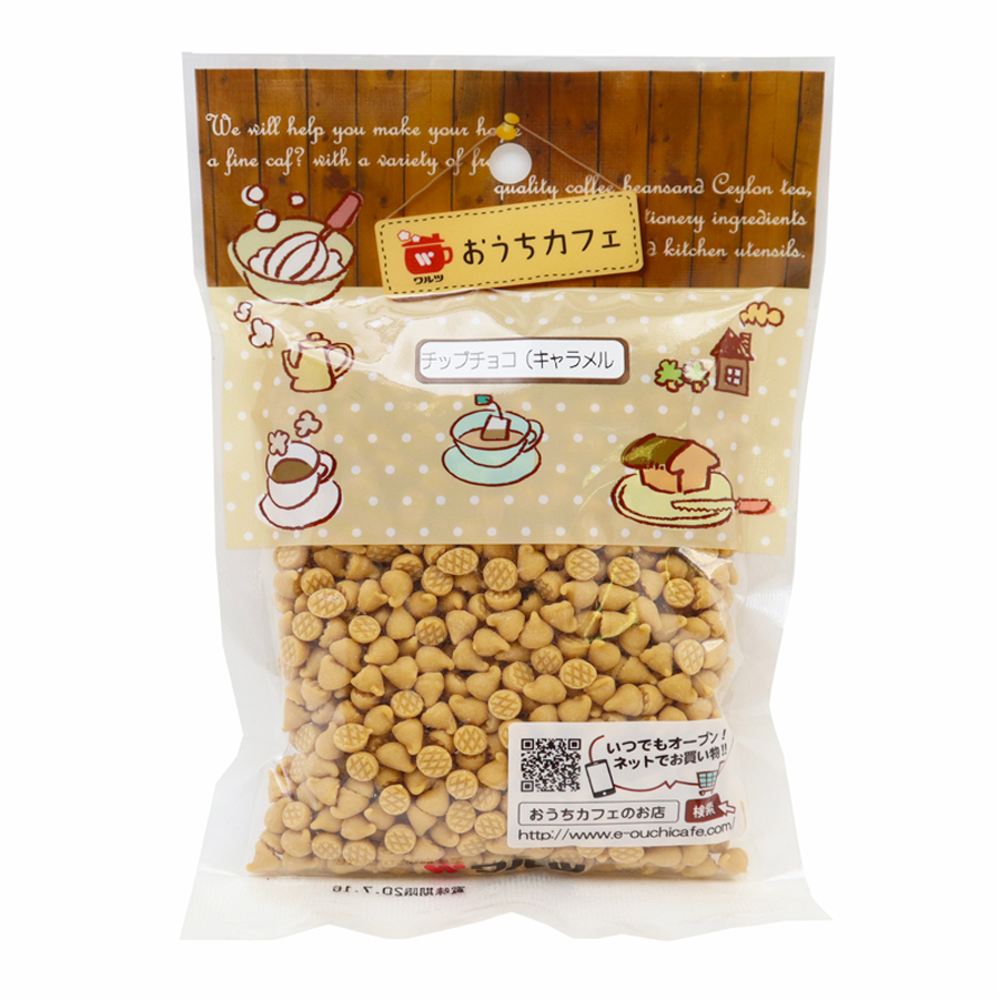 【夏季クール便】ワルツ　チップチョコ（キャラメル味）　130g