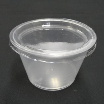 【お徳用】ワルツ　耐熱プリンカップ（フタ付）　100ヶ入