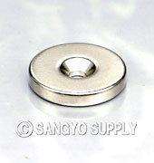 ネオジウム磁石 φ18×3 M3皿ねじ穴(400から499個)