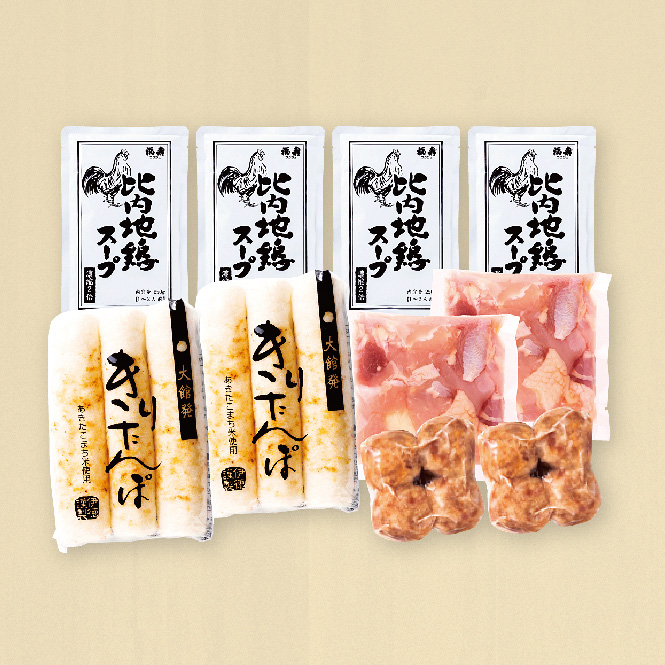 【冷凍】 大館のきりたんぽセット  （野菜なし） 3〜4人前