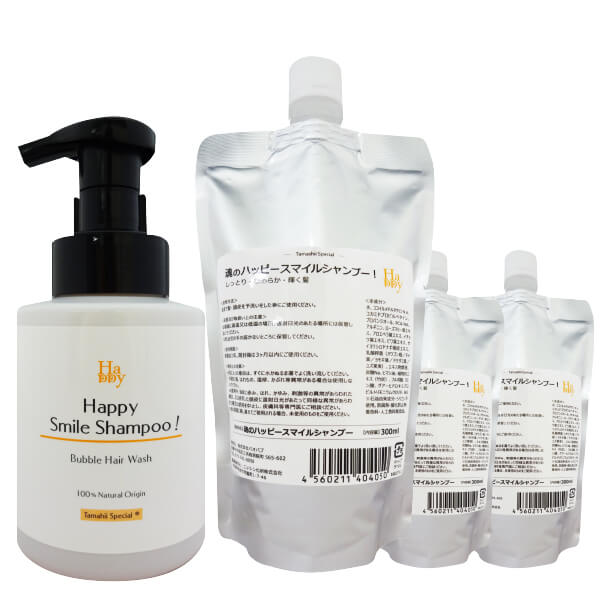 bi3121 魂のハッピースマイル泡シャンプー（無香料）350ml＋詰替用300ml×3個