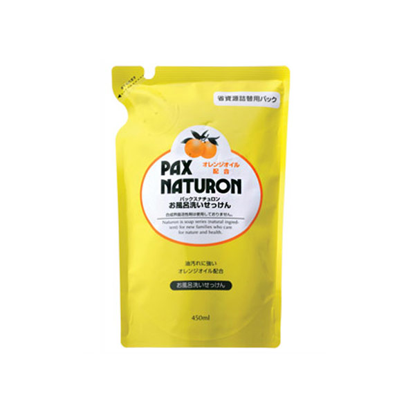 パックスナチュロン お風呂洗い石けん詰替用450ml