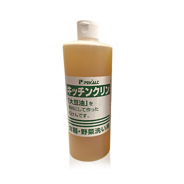 ka1068 ペカルトキッチンクリン500ml【油汚れも良く落ちる台所用液体石けん／淡いレモンの香り】