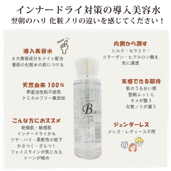 モイスチャーベース化粧水（導入化粧水）＋アルピニエッセンス