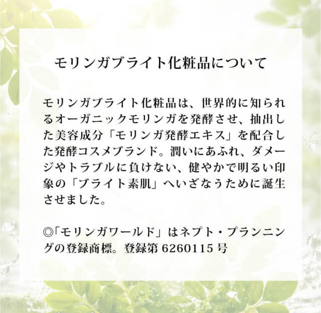 モリンガブライト化粧品