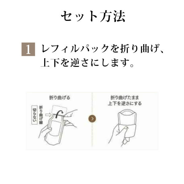 ホワイトバーチモイストウォーター　セット方法