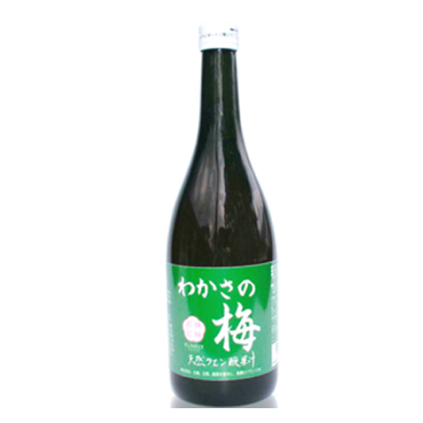 【欠品中/8月頃再入荷予定】ke3257 わかさの梅700ml【無添加100％梅果汁（無塩・無加糖）／水・お湯で薄めて飲む。炭酸割りで美味しい本格派「梅ドリンク」!／天然クエン酸・ミネラル・アミノ酸豊富】