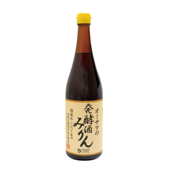 オーサワの発酵酒みりん720ml 純国産米100％ 醸造調味料