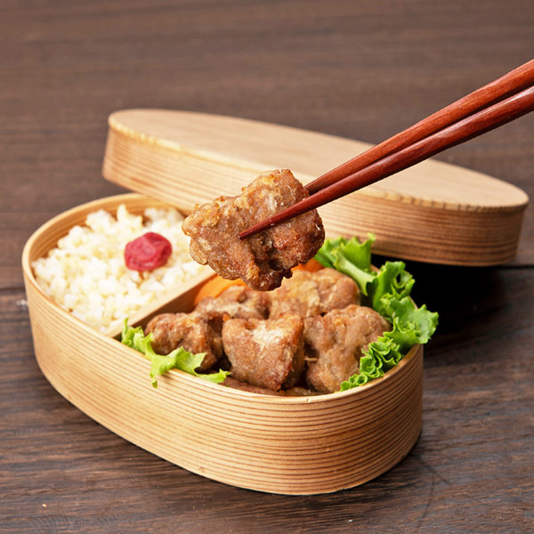 オーサワの味付き大豆ミート（にんにく醤油味）