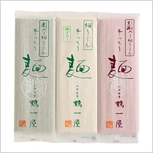 蓬（よもぎ）入り細うどん１袋（180g）