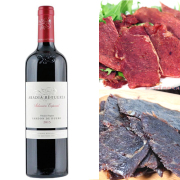 ギフトセット/スペイン赤アバディアレトゥエルタ・育風堂ビーフジャーキー・ポークジャーキー/酒の瀧澤