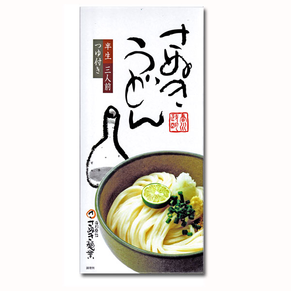 さぬき麺業 半生うどん 3人前つゆ付