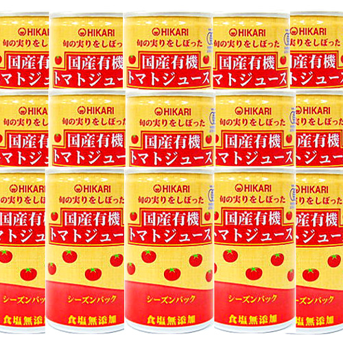 旬の実りをしぼった国産有機トマトジュース シーズンパック 食塩無添加