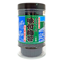 八百秀 青のり付味付海苔丸卓上８切５６枚（全形７枚）