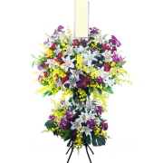 開店祝い 豪華 スタンド花 2段 当日お届け可能です 開院 開業 公演 移転 コンサート 芸能界 発表会