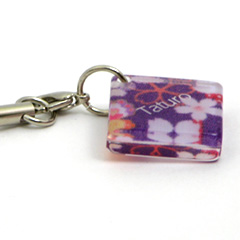 お名前ストラップ　ジャパネスクストラップ　桜夜桜