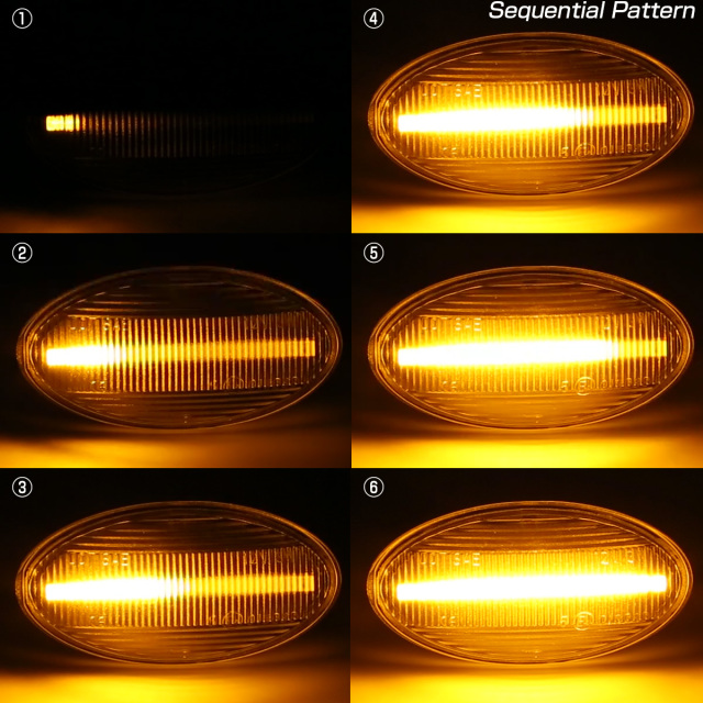 LED サイドマーカー シーケンシャル ウインカー クリア エブリイ