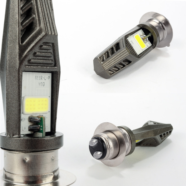 バイク用 LED ヘッドライト PH7 ホワイト発光 5700K DC12V Hi Lo IP67
