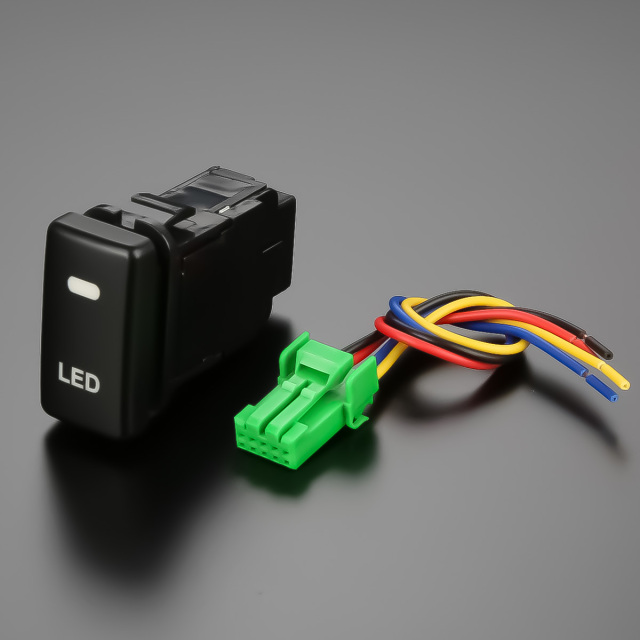 純正風スイッチ トヨタBタイプ 純正スイッチホール対応 LEDランプ付き