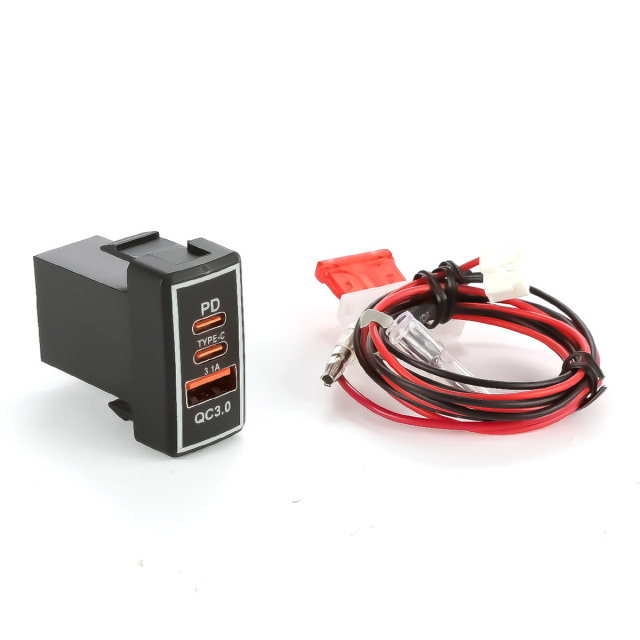 USB給電ポート TYPE-C トヨタ用 Bタイプ 純正スイッチホール