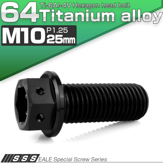 チタンボルト M10×25mm P1.25 六角ボルト 六角穴付き ホール