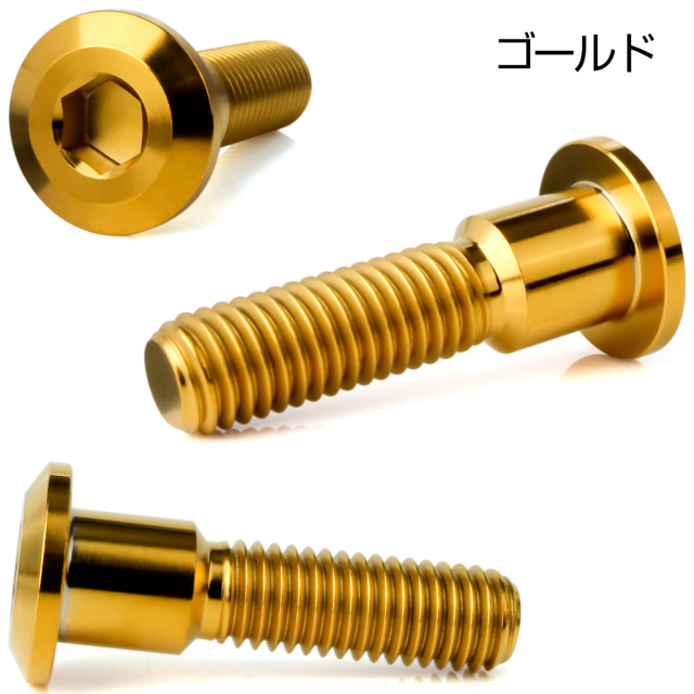 チタンボルト M8×33mm P1.25 ブレーキディスク ローターボルト スズキ