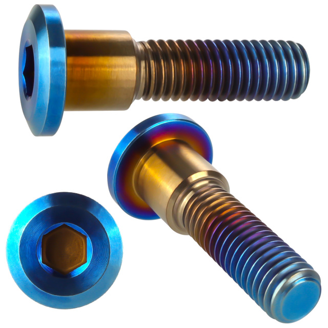 チタンボルト M8×33mm P1.25 ブレーキディスク ローターボルト スズキ