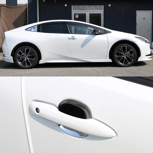 60系 プリウス メッキ ドアハンドル ガーニッシュ ZVW60 ZVW65 MXWH60