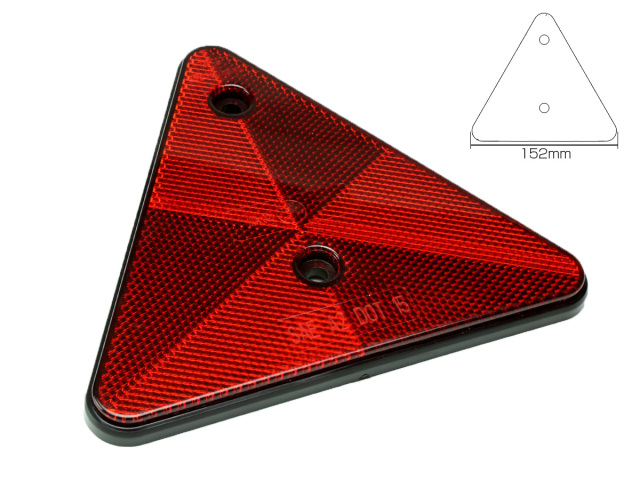 汎用 三角リフレクター 後部反射器 牽引トレーラーに M-95 【メール便可】