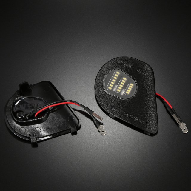 ダッジ ラム トラック 1500 2500 3500 汎用 LED サイドミラー
