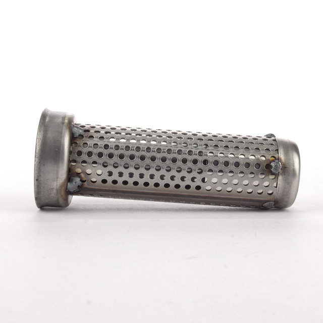 バイク 汎用 適合径50.8mm 反響式 パンチングメッシュ マフラー
