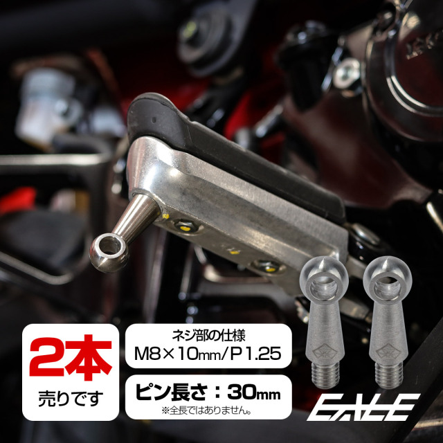 30mm バンクセンサー ネジ M8×10mm P1.25 補修 交換用 ドレス