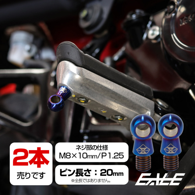 20mm バンクセンサー ネジ M8×10mm P1.25 補修 交換用 ドレスアップに