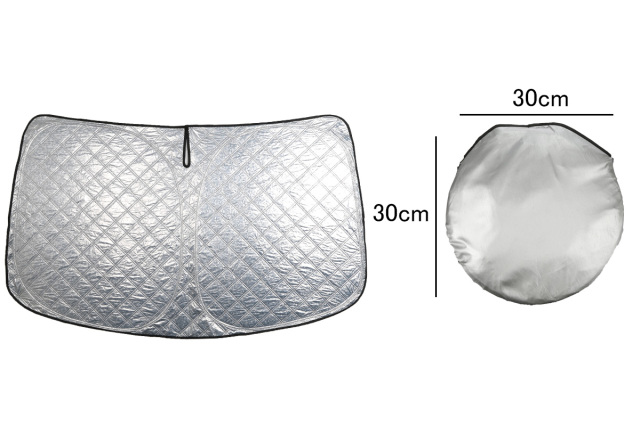 エクストレイル t32用　サンシェードキルティング サンシェード T32 エクストレイル 専用 フロント用 ポップアップ 厚手