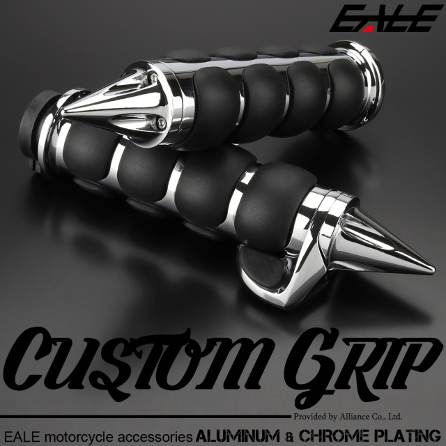バイク グリップ 1インチ ハンドル 左右セット ハーレー アメリカン