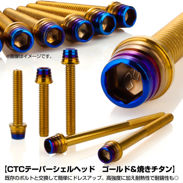 エンジンカバー ボルトセット FTR223 CB223 23本セット テーパーシェル