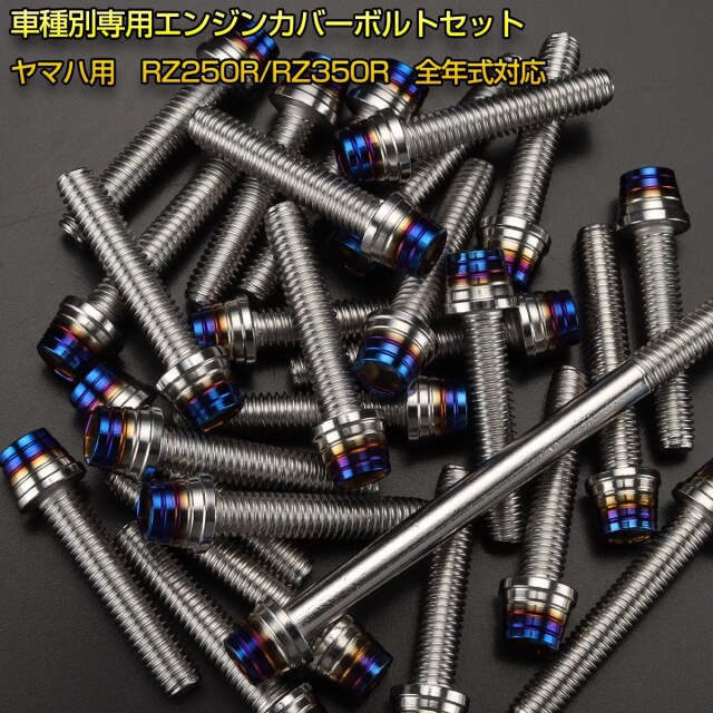 エンジンカバー ボルトセット RZ250R RZ350R 22本セット テーパー