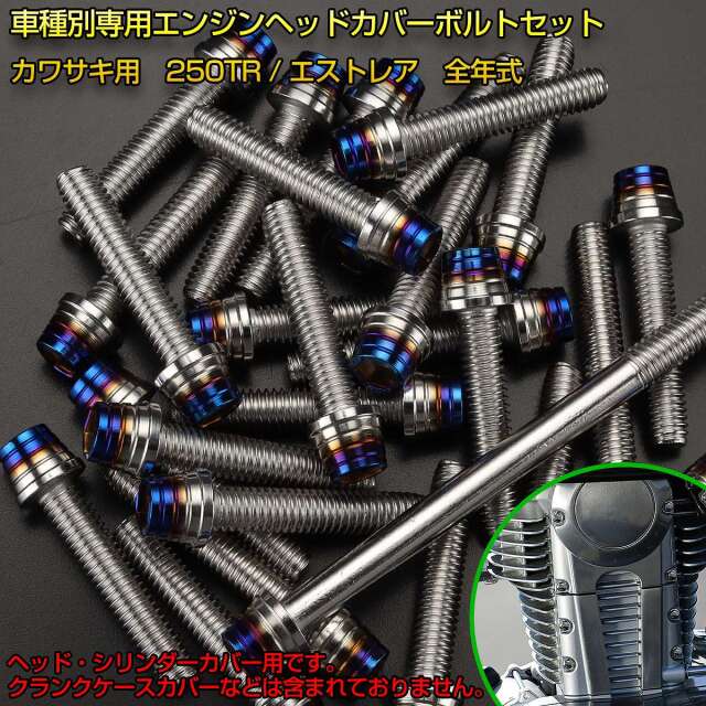 エンジンヘッドカバー ボルトセット 250TR エストレヤ 9本セット