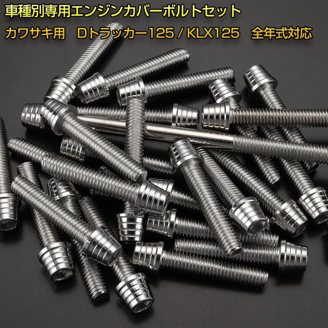 エンジンカバー ボルトセット Dトラッカー125 KLX125 28本セット