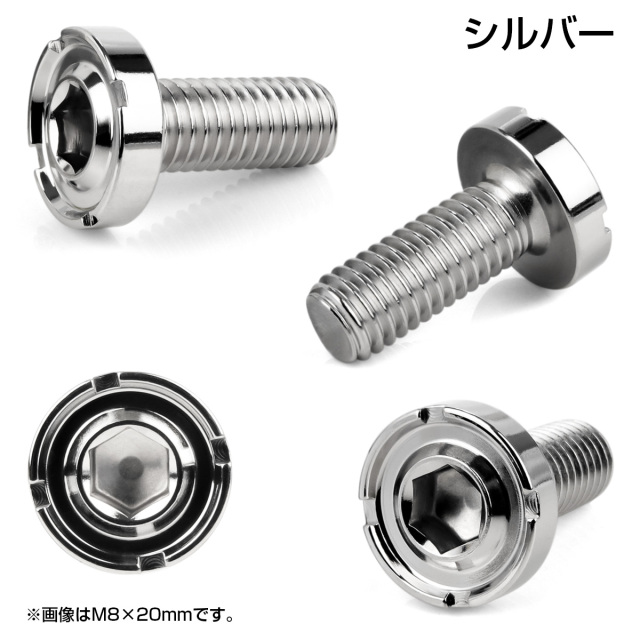 ブレーキ ディスクローター ボルト ヤマハ用 M8×25mm P=1.25