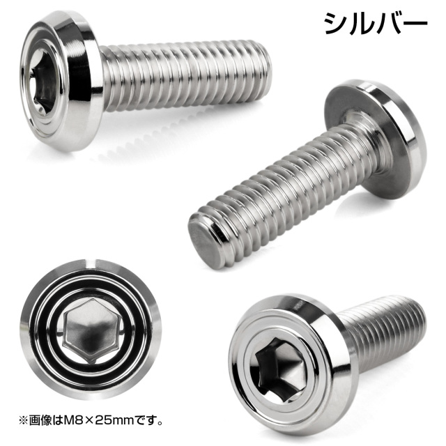 ブレーキ ディスクローター ボルト ヤマハ用 M8×20mm P=1.25