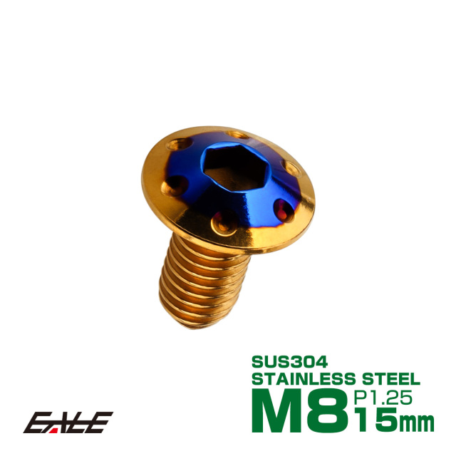 チタンボルト カワサキ ZZR250専用 ブレーキディスクボルト 前後セット