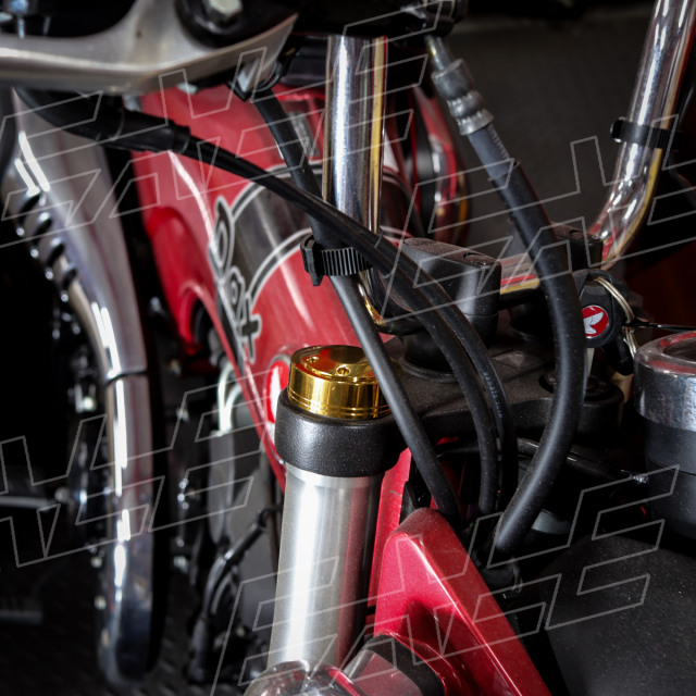 Garage T&F ステンレス フロントフォーク用パーツ KYB36KZフロントフォーク＆トリプルクランプASSY Z750FX-1/MK2