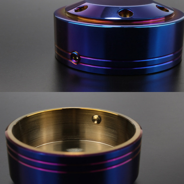 フロントフォーク トップキャップ ホールヘッド 2個セット