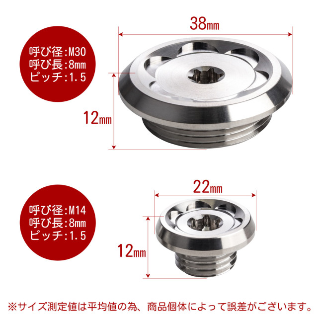 ホンダ車用 M14 M30 ジェネレーターカバー クランク＆ポイントホール