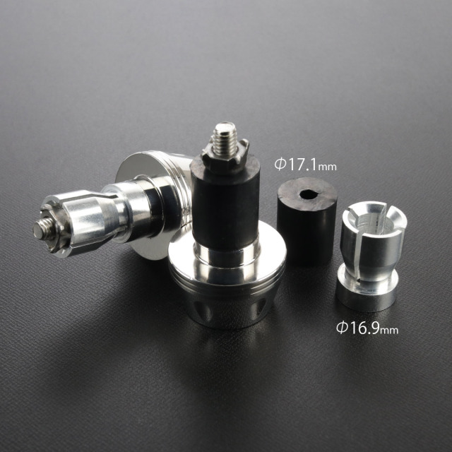 バーエンドキャップ 適合ハンドルパイプ内径17mm ウエイト ステンレス