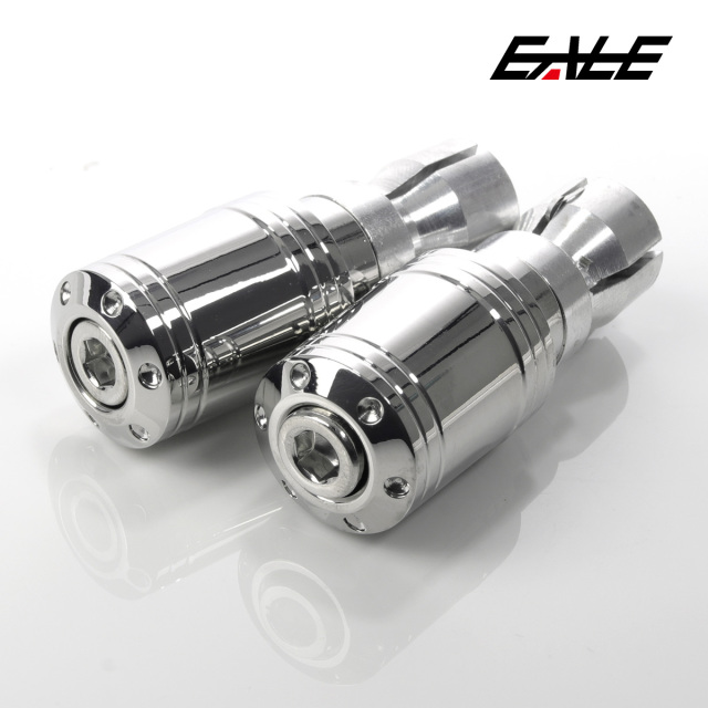 汎用 ステンレス製 バーエンドキャップ グリップエンド 対応ハンドル