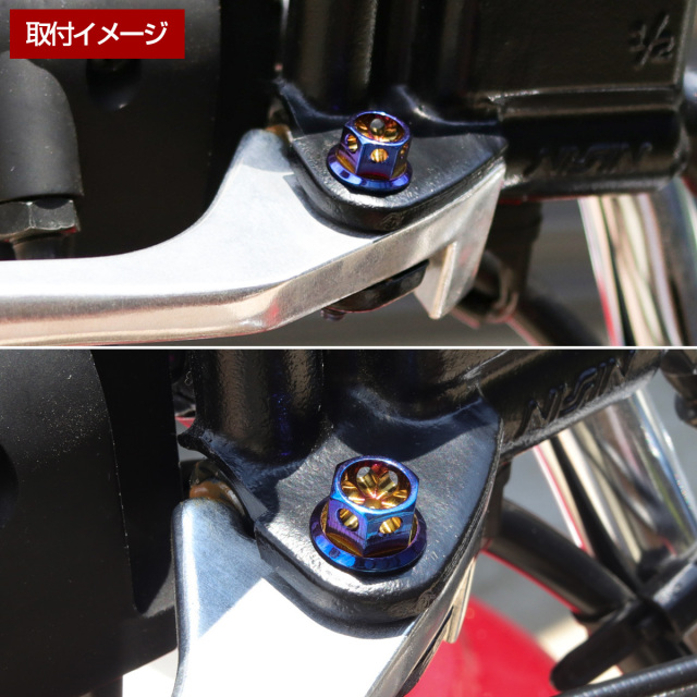 ピグレット ブレーキレバー クラッチレバー 取付用 ピボットボルト Φ8×10mm
