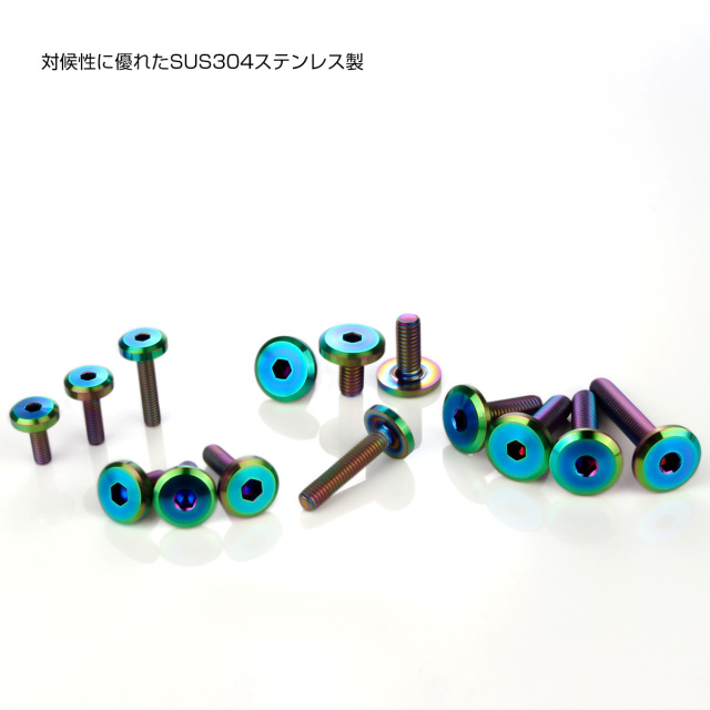 フラットヘッドボルト M5x20mm P0.8 ボタンボルト ステンレス